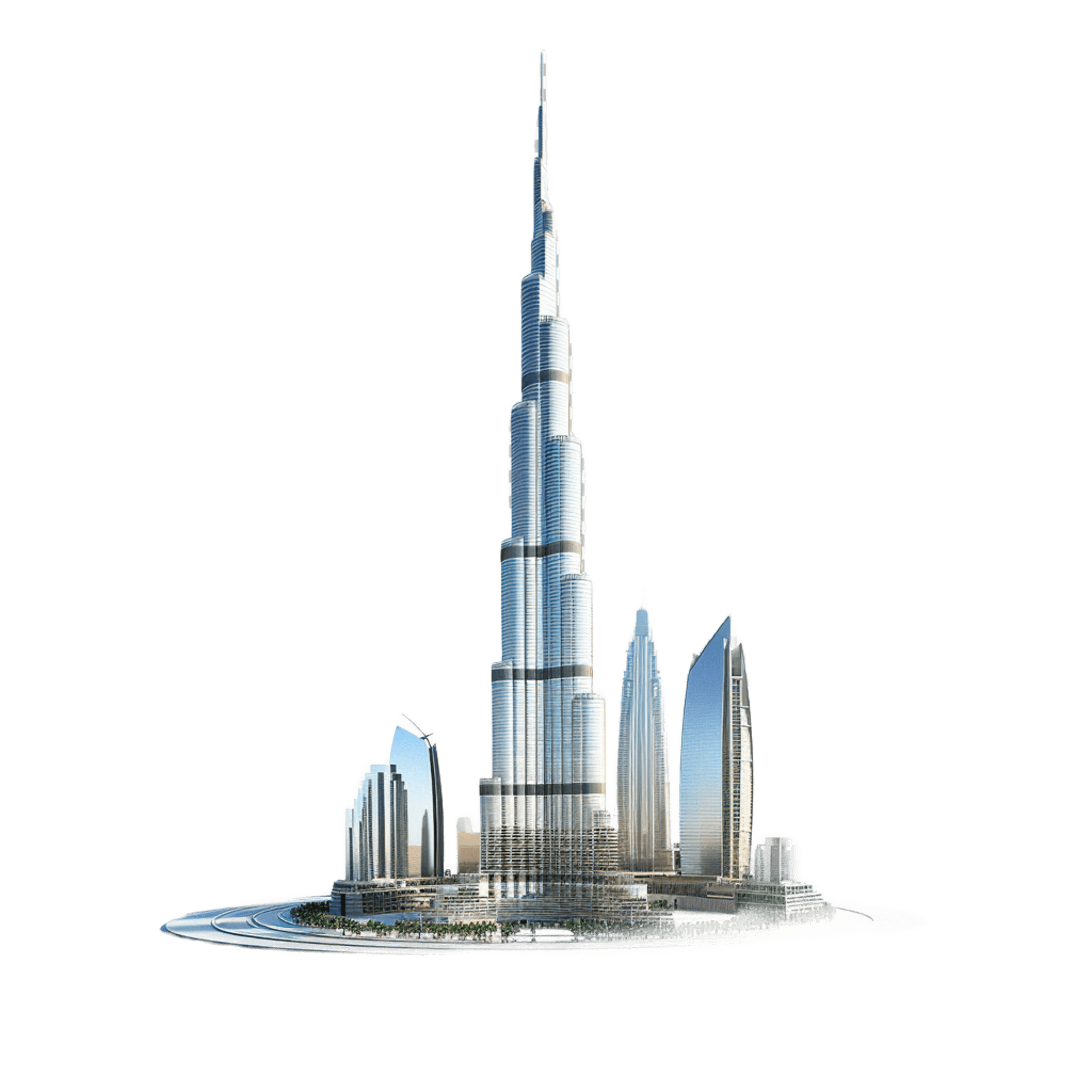 Burj Khalifa and the Dubai skyline
